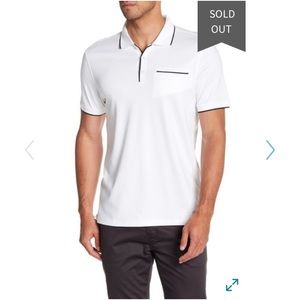 Calvin klein liquid feel polo shirt large